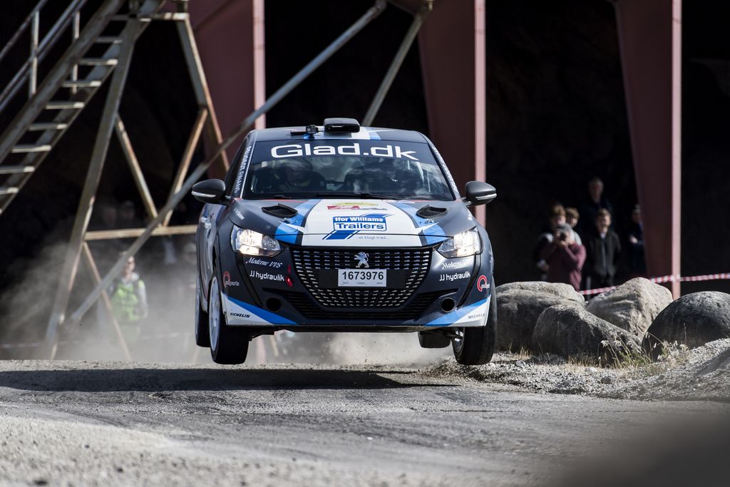 Jacob Madsen og Line Nedergaard skal forsvare deres føring i Dansk Super Rally
(Foto: Jokum Tord Larsen)